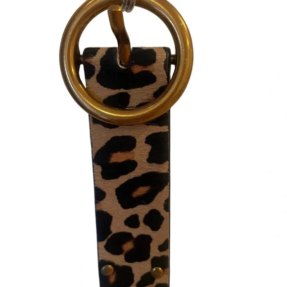 NWOT: Urban Outfitters Leopard Print Belt - Black and Tan - Picture 13 of 15